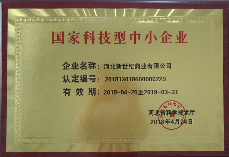 國(guó)家科技型中小企業(yè)